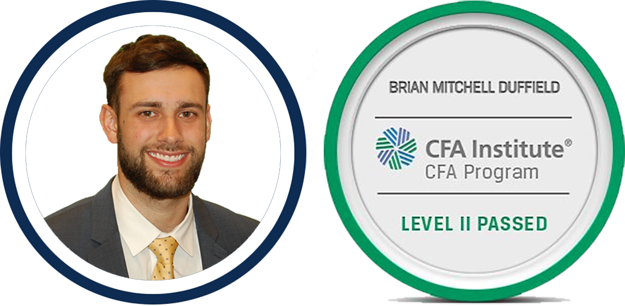 Brian Duffield Passes CFA Insitute Level II